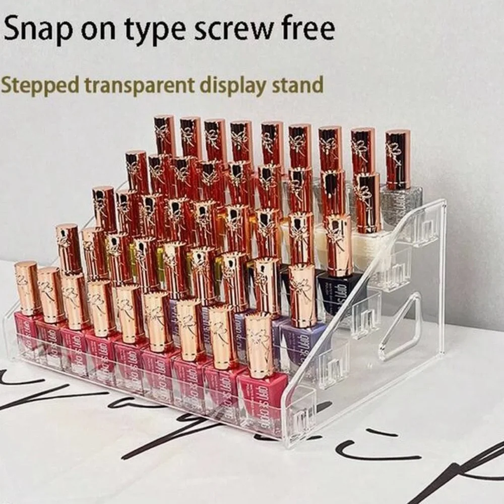 Acrylic Nail Polish Organizer Display Rack